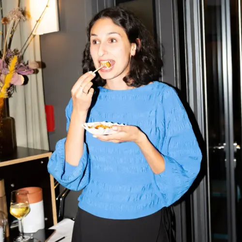 FRANKFURTER NEUE KÜCHE Küchenparty Fritten und Wein Atelierfrankfurt